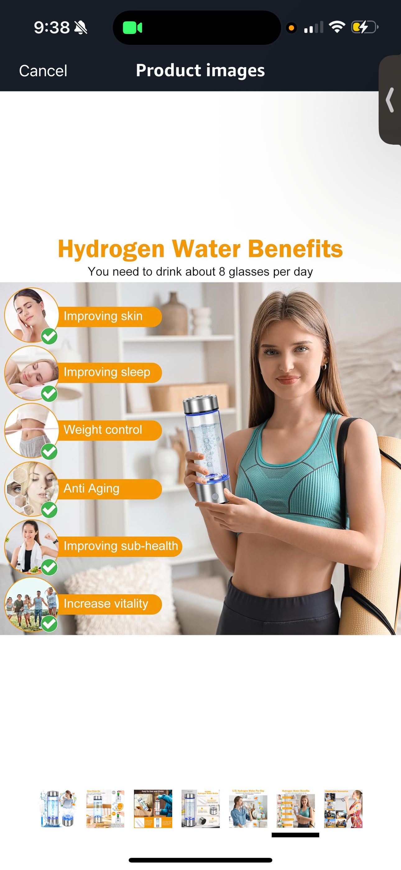 Hydro Water Bottle